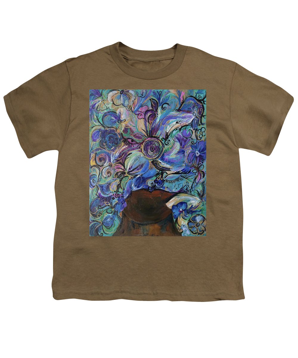 Blues - Flower Head Collection - Youth T-Shirt