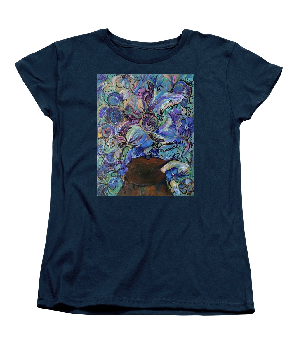 Blues - Flower Head Collection - Women's T-Shirt (Standard Fit)