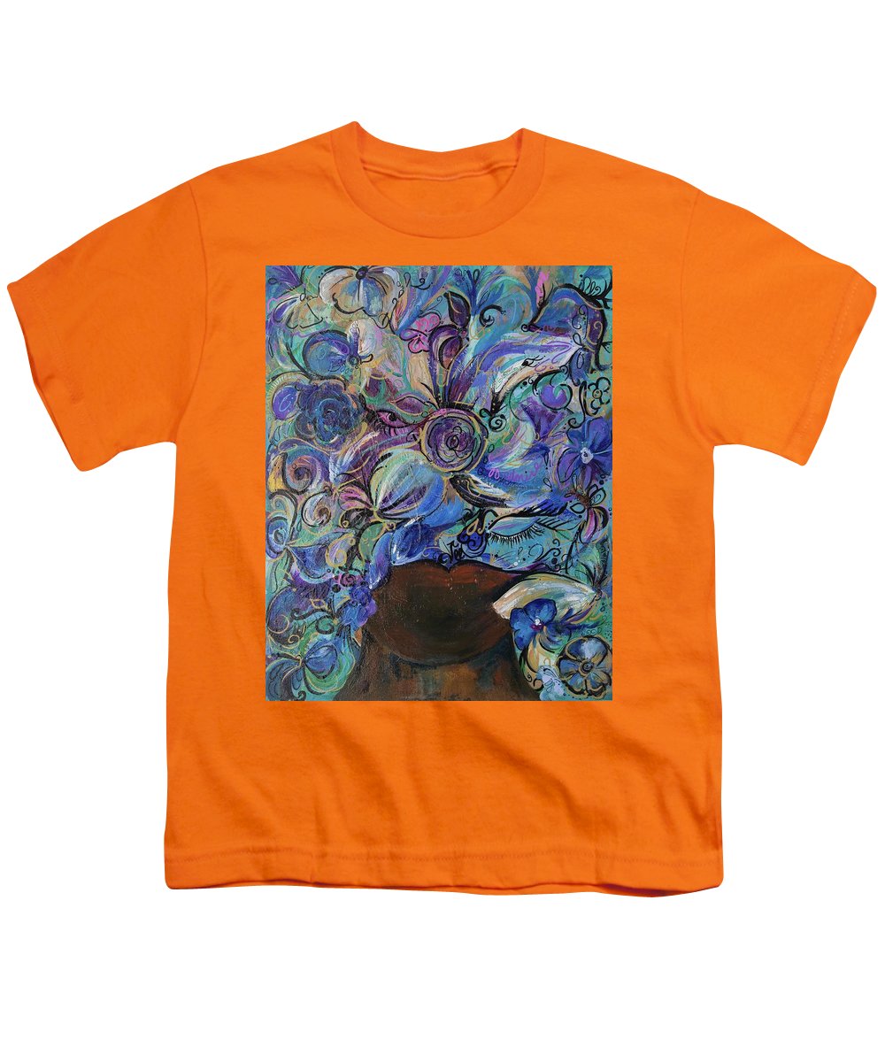 Blues - Flower Head Collection - Youth T-Shirt