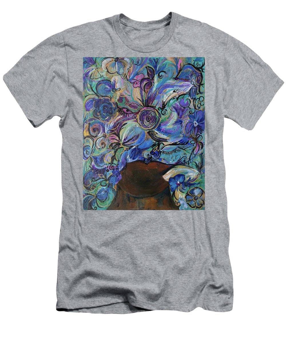 Blues - Flower Head Collection - T-Shirt