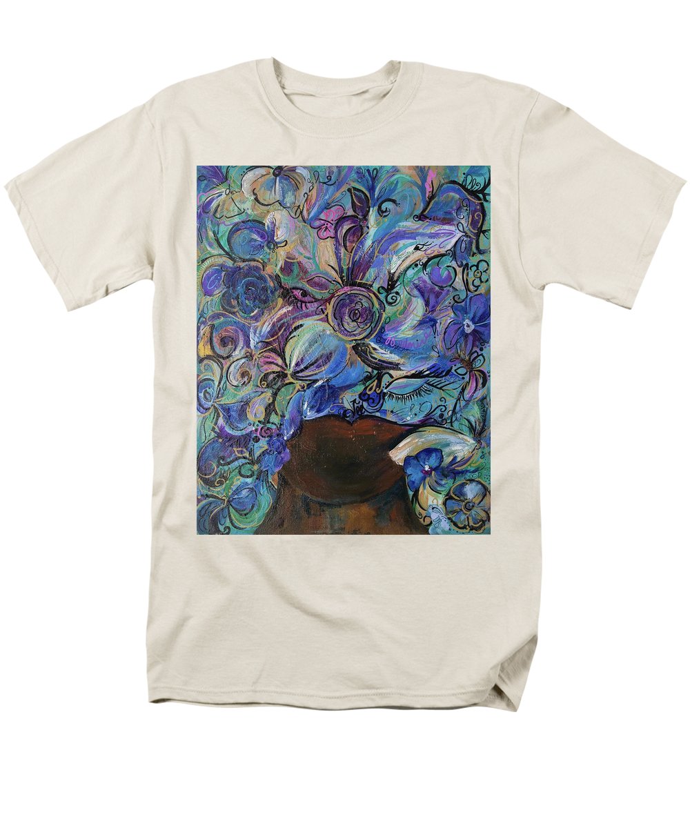 Blues - Flower Head Collection - Men's T-Shirt  (Regular Fit)