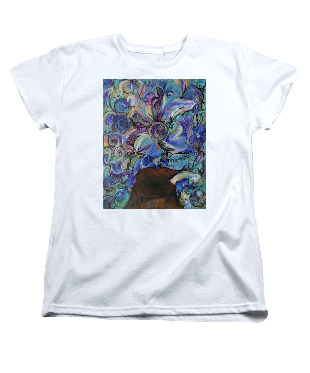 Blues - Flower Head Collection - Women's T-Shirt (Standard Fit)