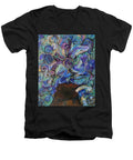 Blues - Flower Head Collection - Men's V-Neck T-Shirt