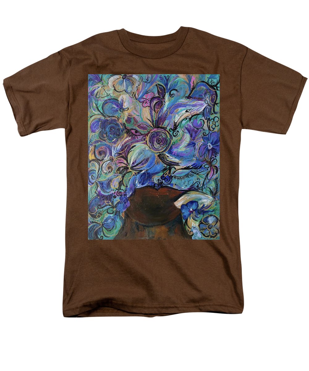 Blues - Flower Head Collection - Men's T-Shirt  (Regular Fit)