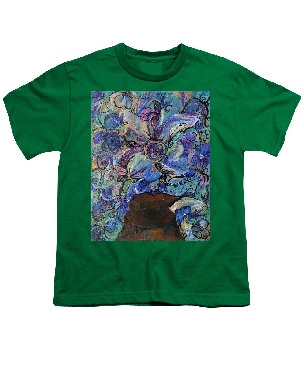 Blues - Flower Head Collection - Youth T-Shirt