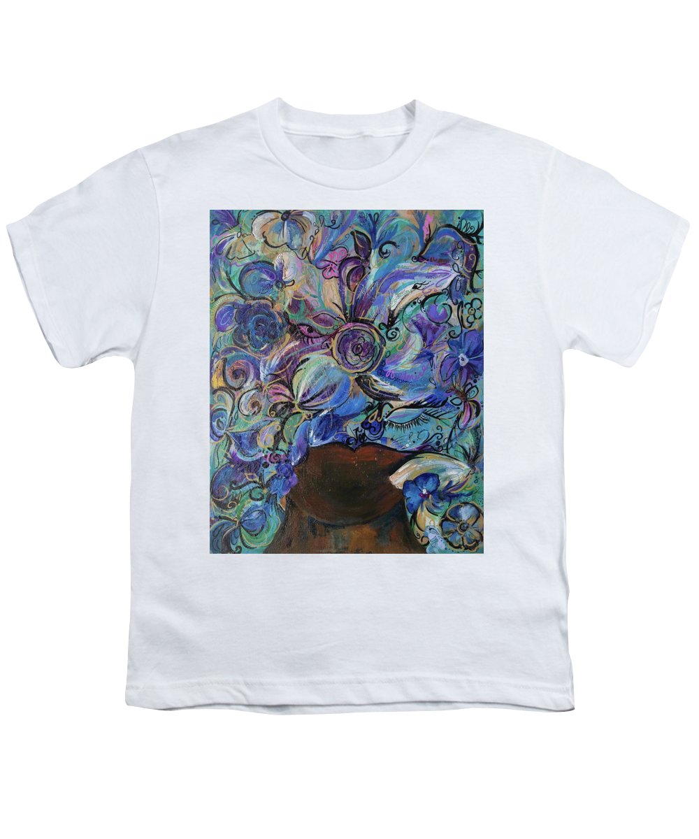 Blues - Flower Head Collection - Youth T-Shirt