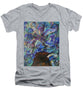 Blues - Flower Head Collection - Men's V-Neck T-Shirt