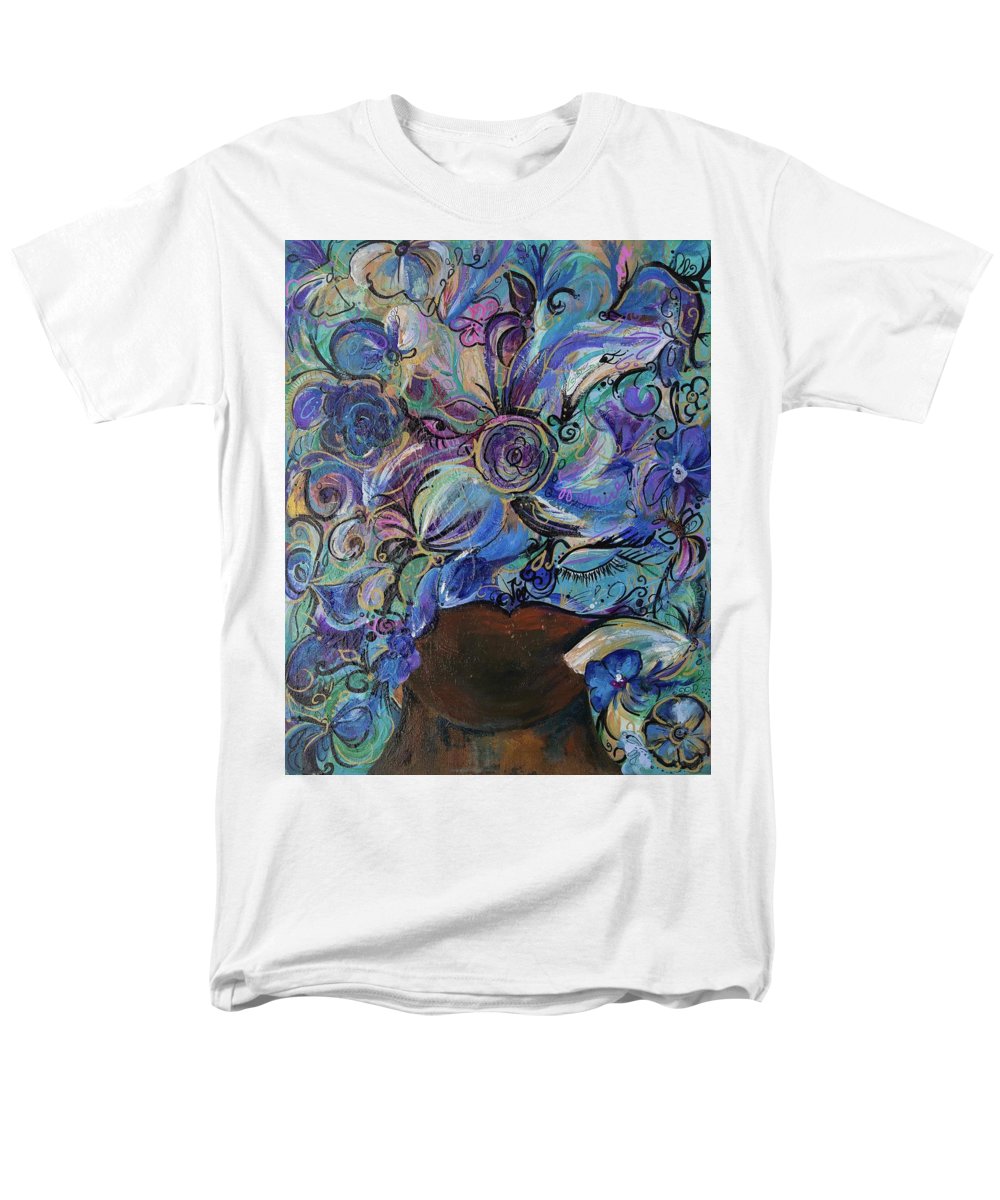 Blues - Flower Head Collection - Men's T-Shirt  (Regular Fit)