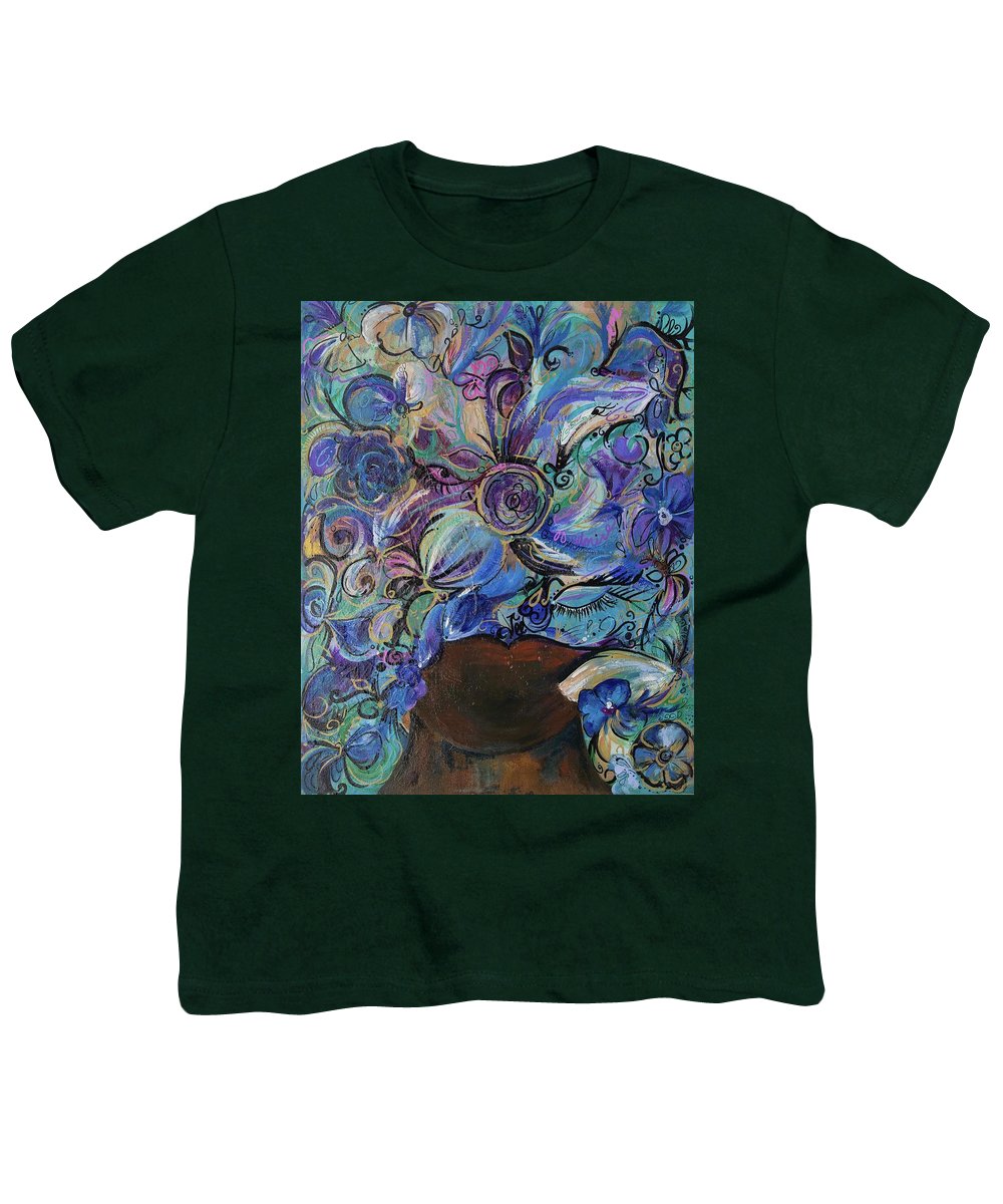 Blues - Flower Head Collection - Youth T-Shirt