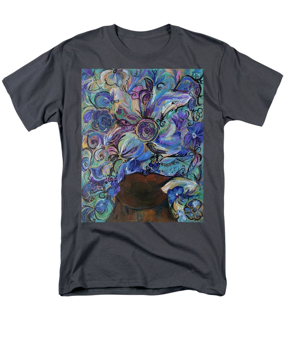 Blues - Flower Head Collection - Men's T-Shirt  (Regular Fit)