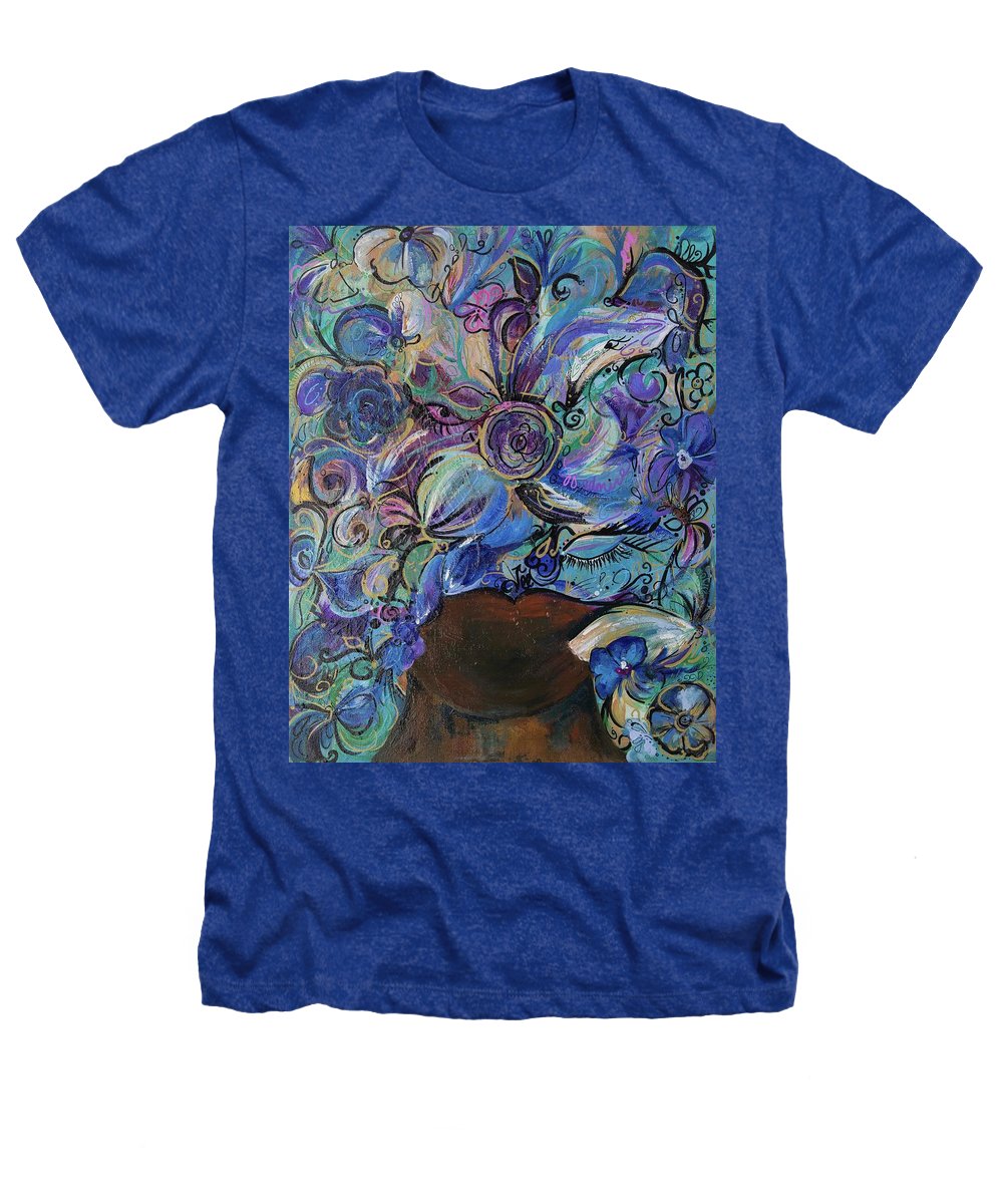 Blues - Flower Head Collection - Heathers T-Shirt