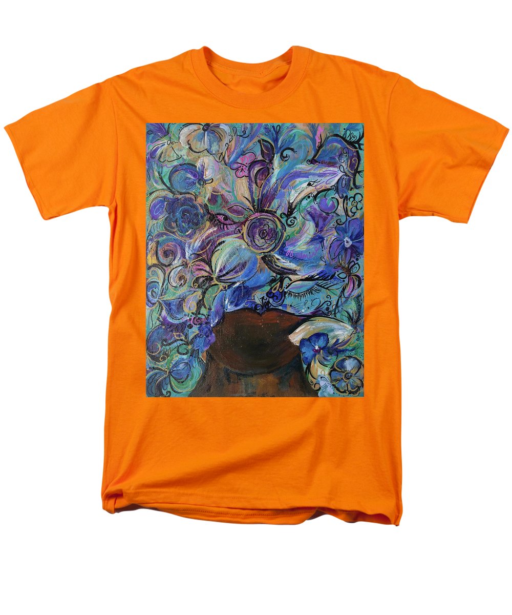 Blues - Flower Head Collection - Men's T-Shirt  (Regular Fit)