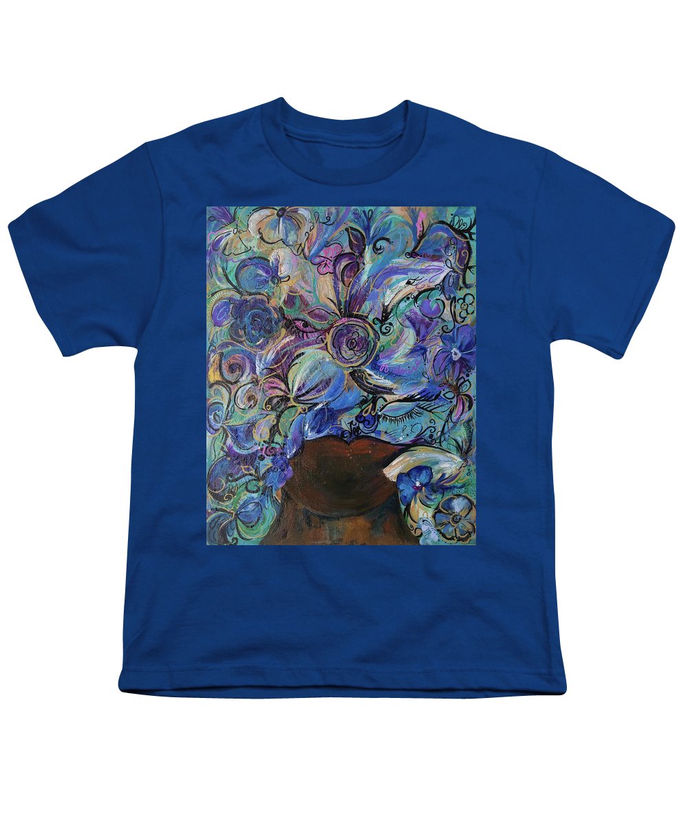 Blues - Flower Head Collection - Youth T-Shirt