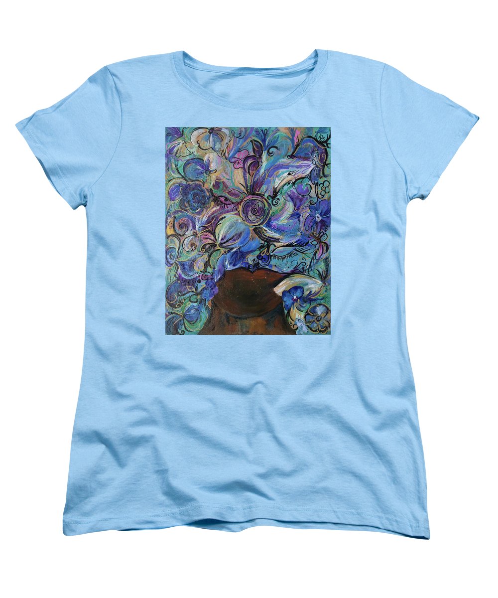 Blues - Flower Head Collection - Women's T-Shirt (Standard Fit)