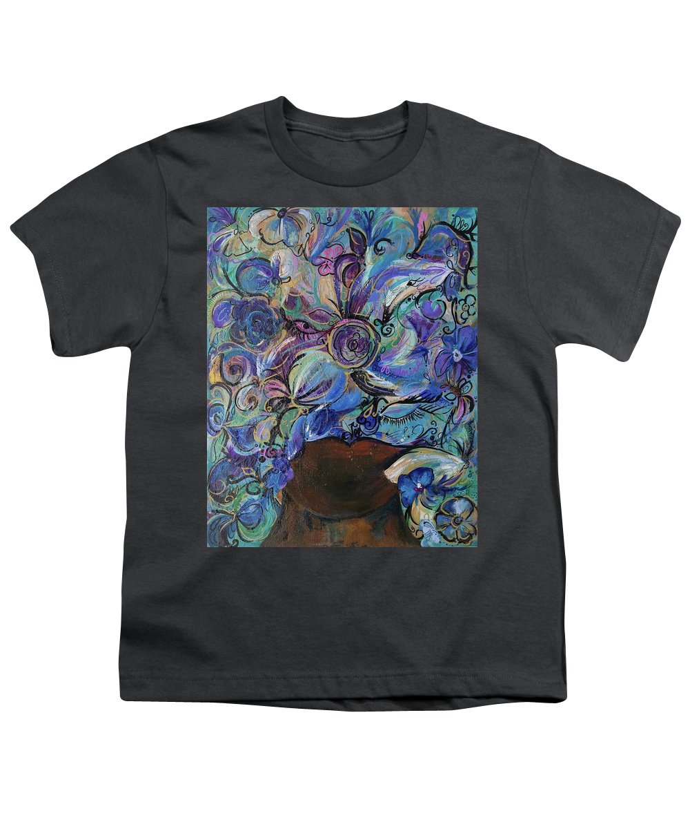 Blues - Flower Head Collection - Youth T-Shirt