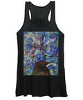 Blues - Flower Head Collection - Women's Tank Top