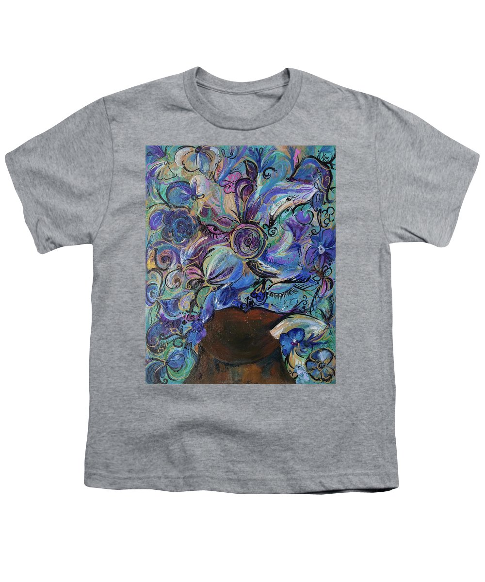 Blues - Flower Head Collection - Youth T-Shirt