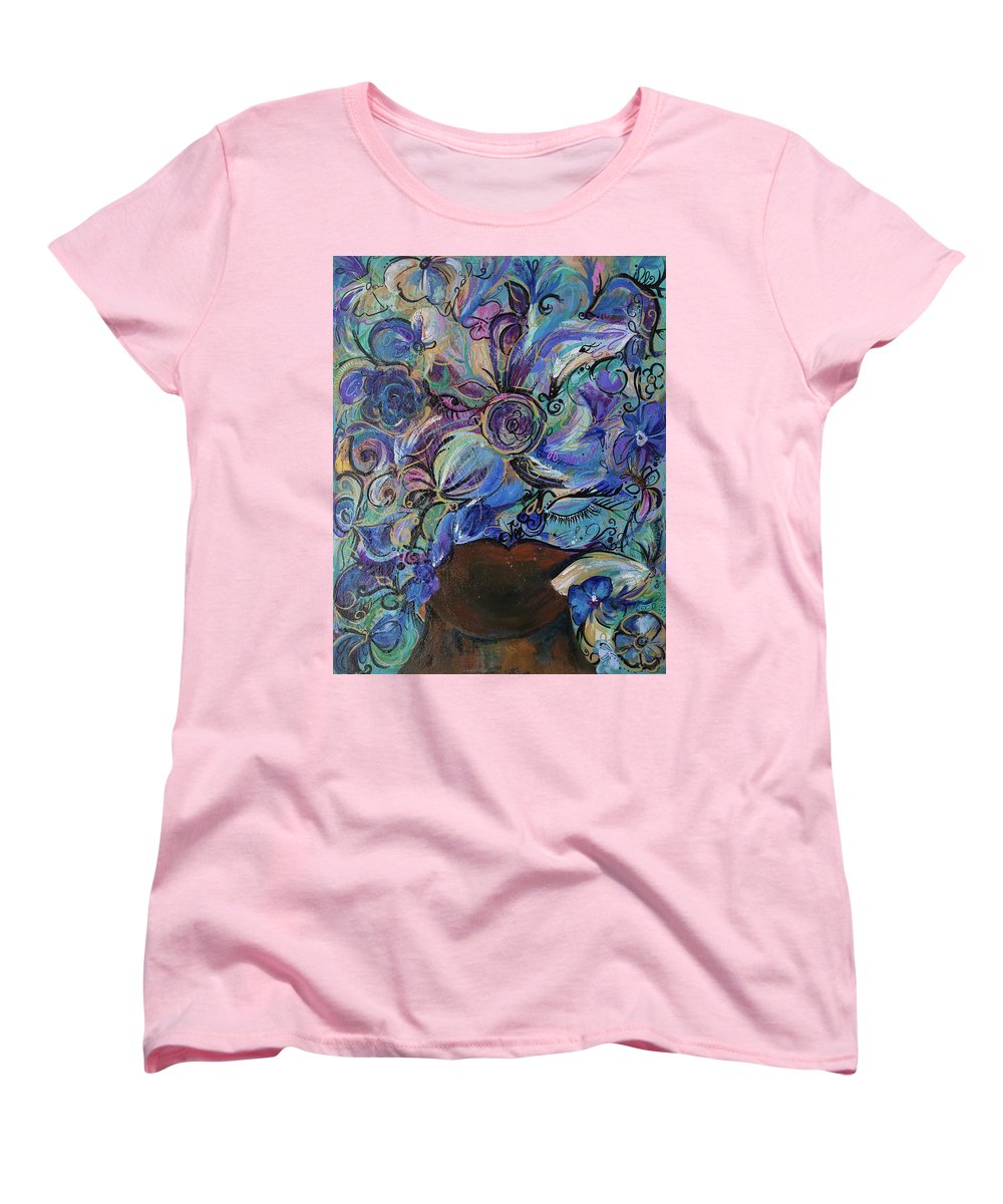 Blues - Flower Head Collection - Women's T-Shirt (Standard Fit)