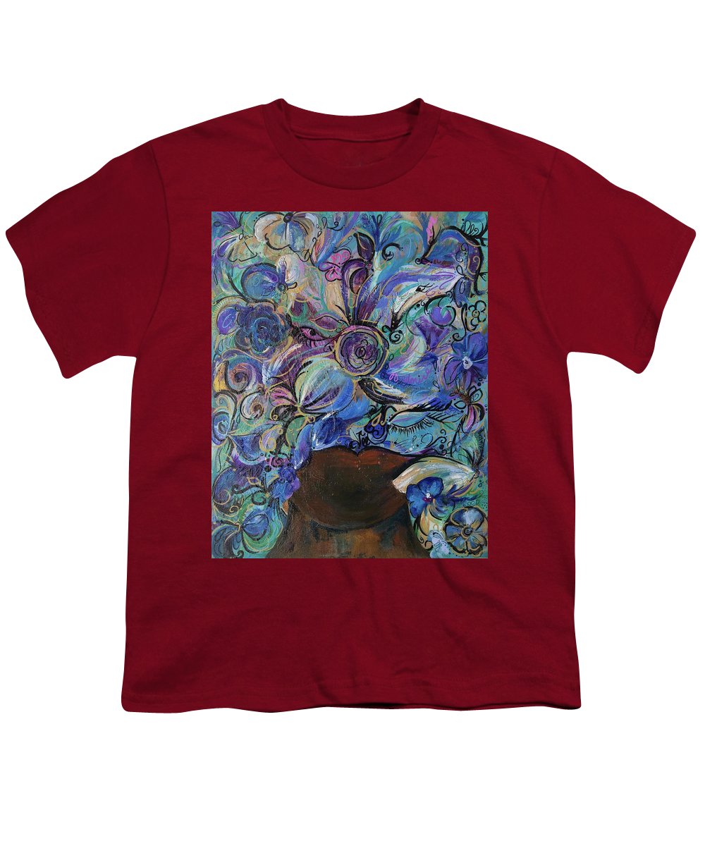 Blues - Flower Head Collection - Youth T-Shirt