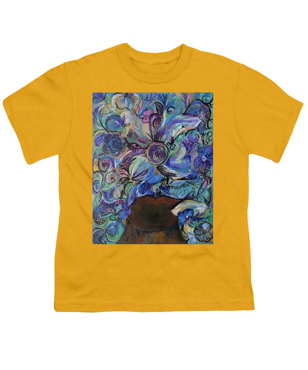 Blues - Flower Head Collection - Youth T-Shirt