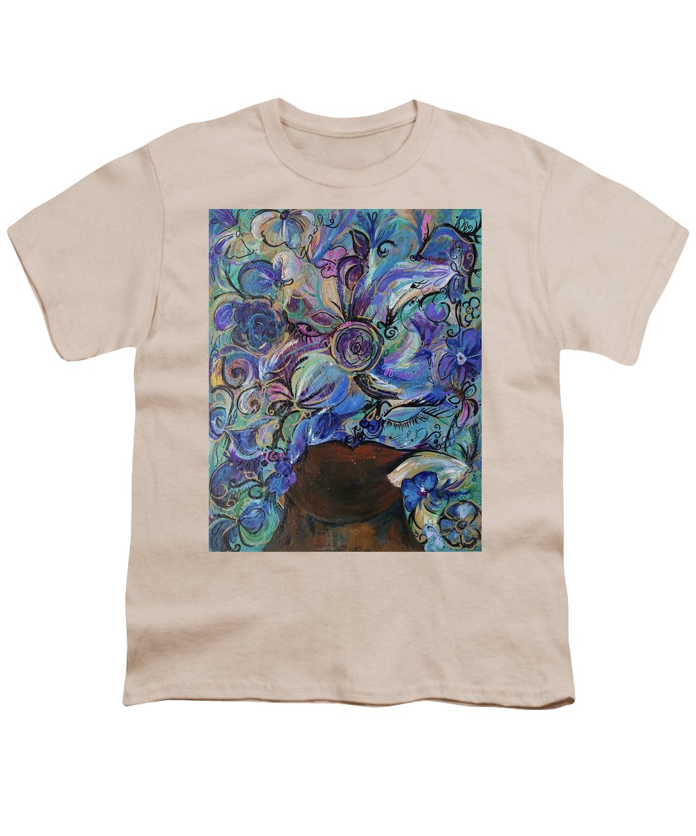 Blues - Flower Head Collection - Youth T-Shirt