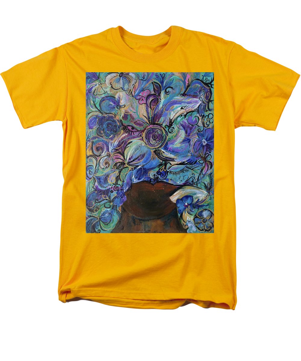 Blues - Flower Head Collection - Men's T-Shirt  (Regular Fit)