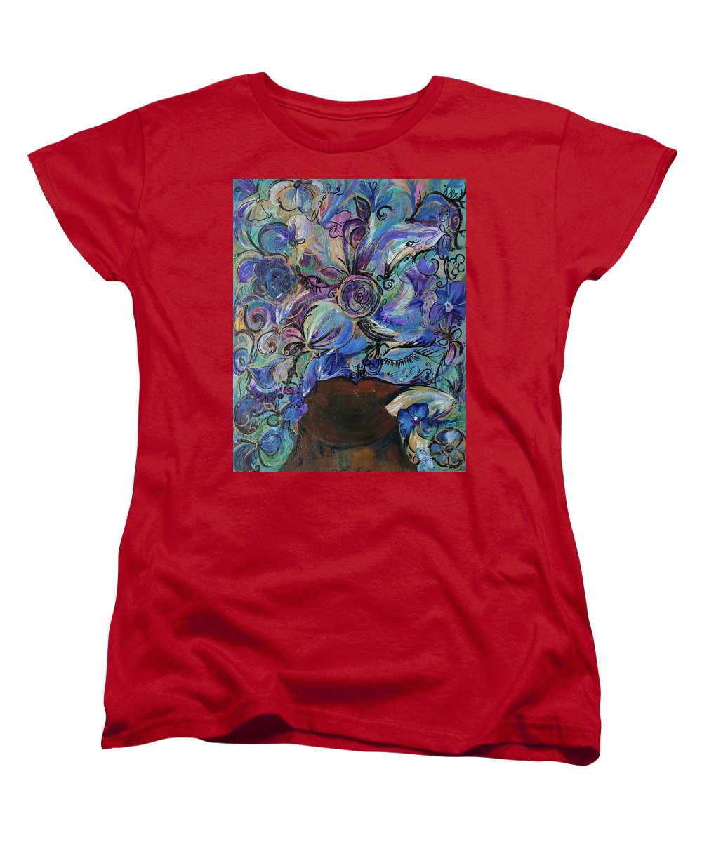 Blues - Flower Head Collection - Women's T-Shirt (Standard Fit)