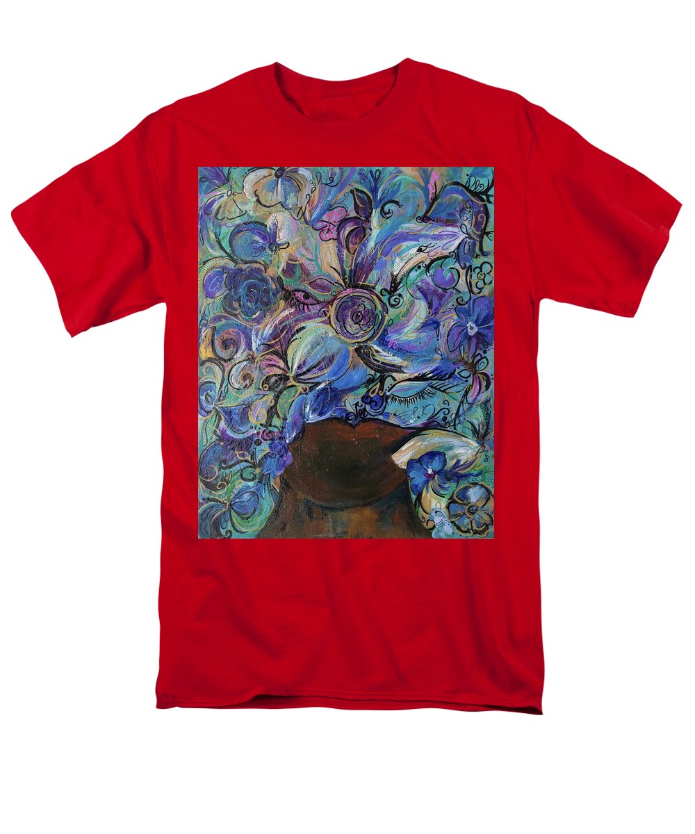 Blues - Flower Head Collection - Men's T-Shirt  (Regular Fit)