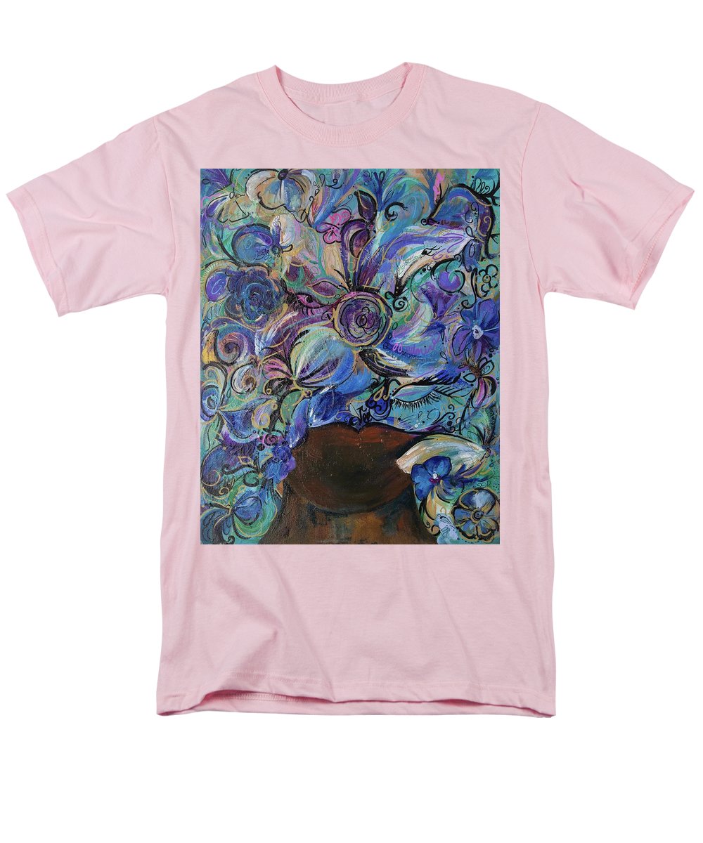 Blues - Flower Head Collection - Men's T-Shirt  (Regular Fit)