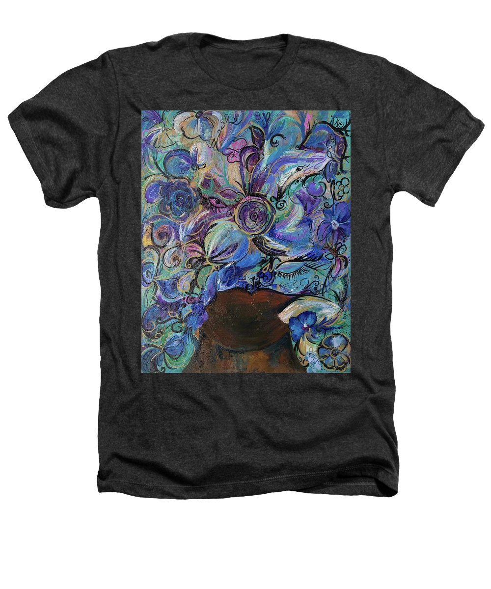 Blues - Flower Head Collection - Heathers T-Shirt