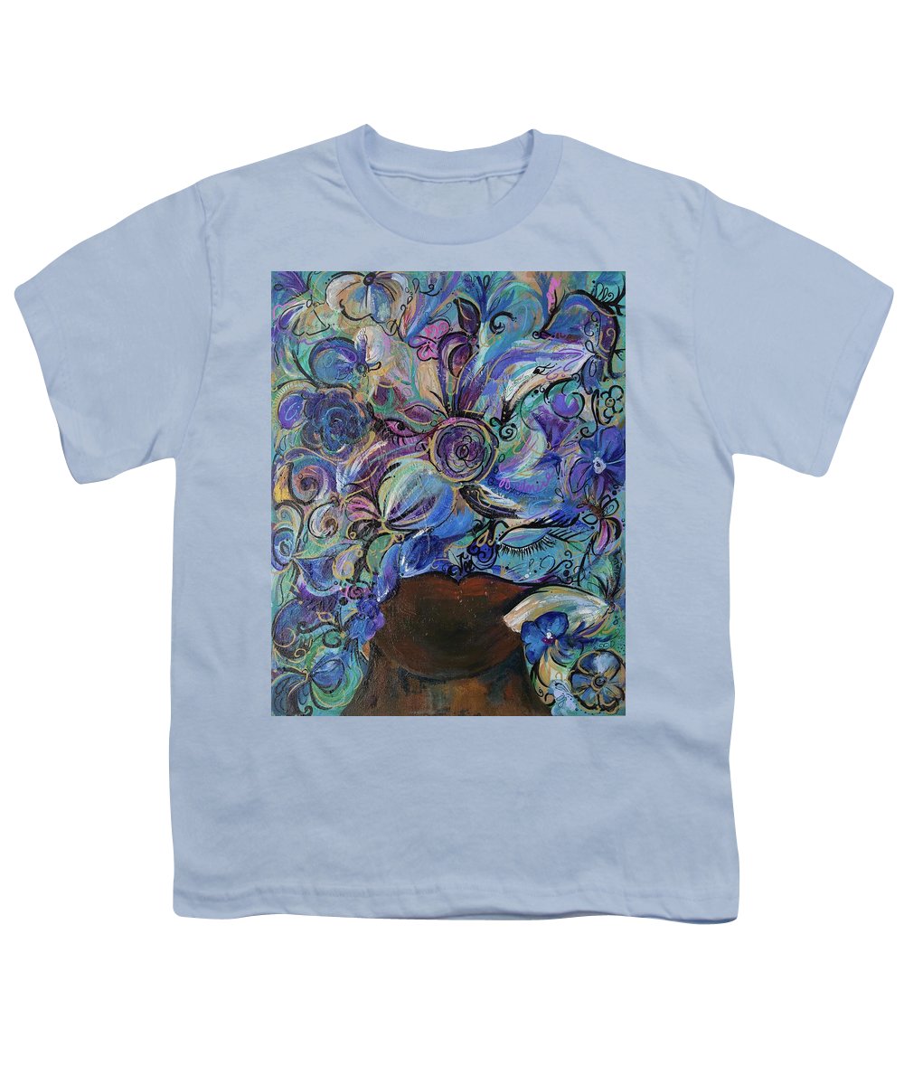 Blues - Flower Head Collection - Youth T-Shirt