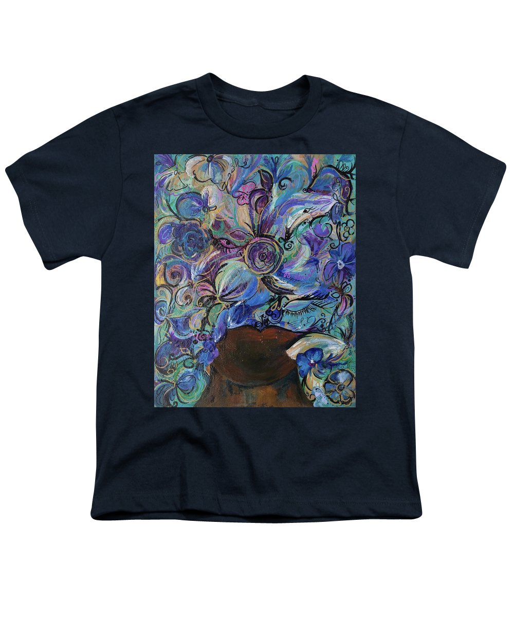 Blues - Flower Head Collection - Youth T-Shirt