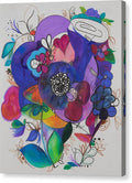 Bouquets - Zentangle Collection - Canvas Print
