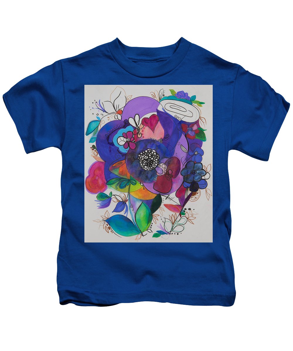 Bouquets - Zentangle Collection - Kids T-Shirt