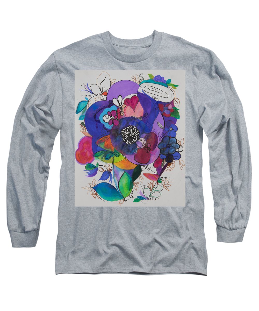 Bouquets - Zentangle Collection - Long Sleeve T-Shirt