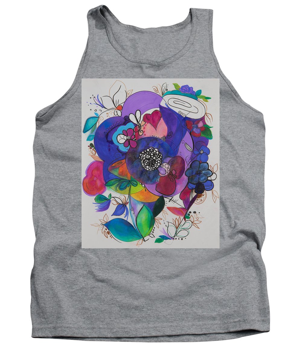 Bouquets - Zentangle Collection - Tank Top