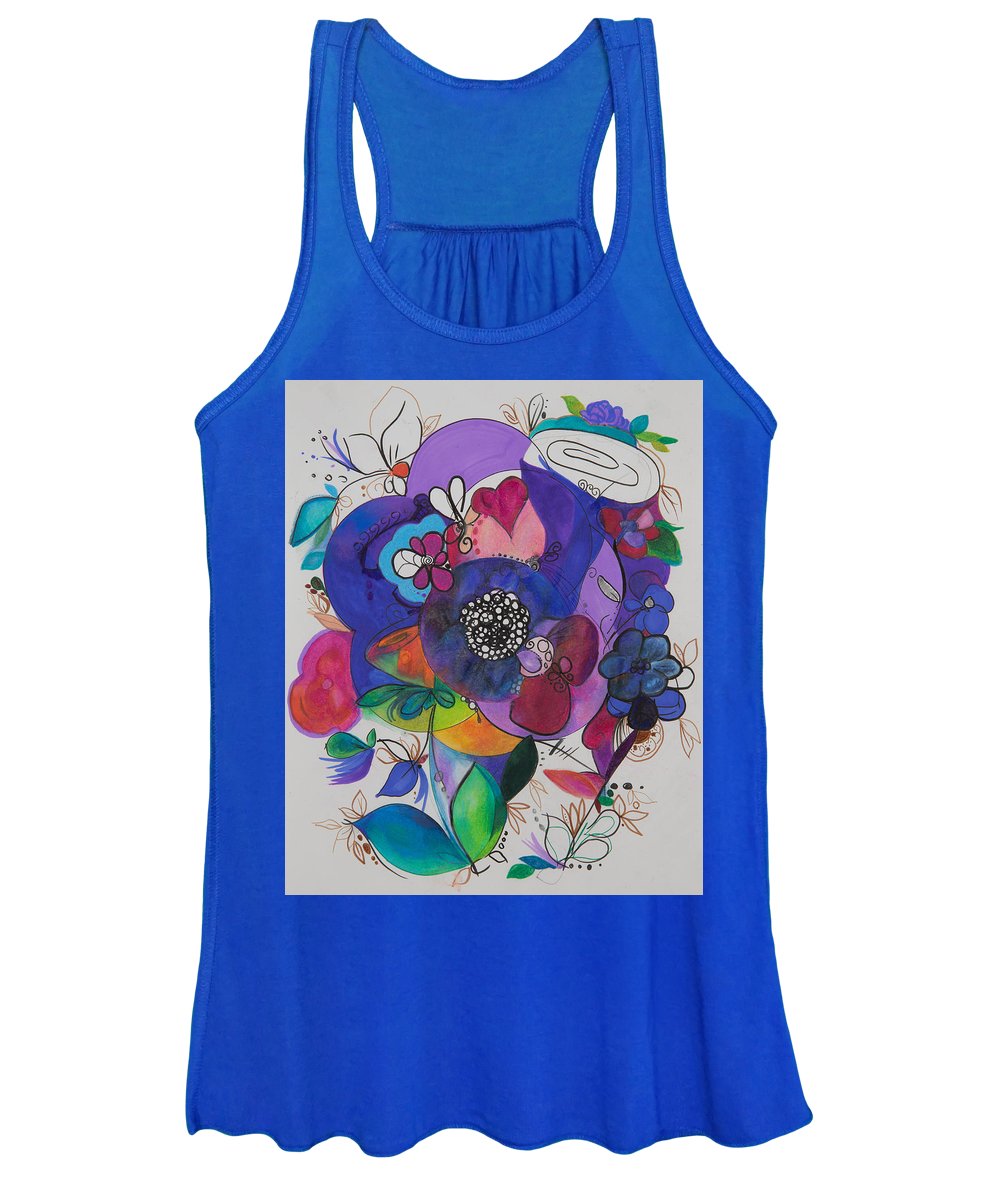 Bouquets - Zentangle Collection - Women's Tank Top