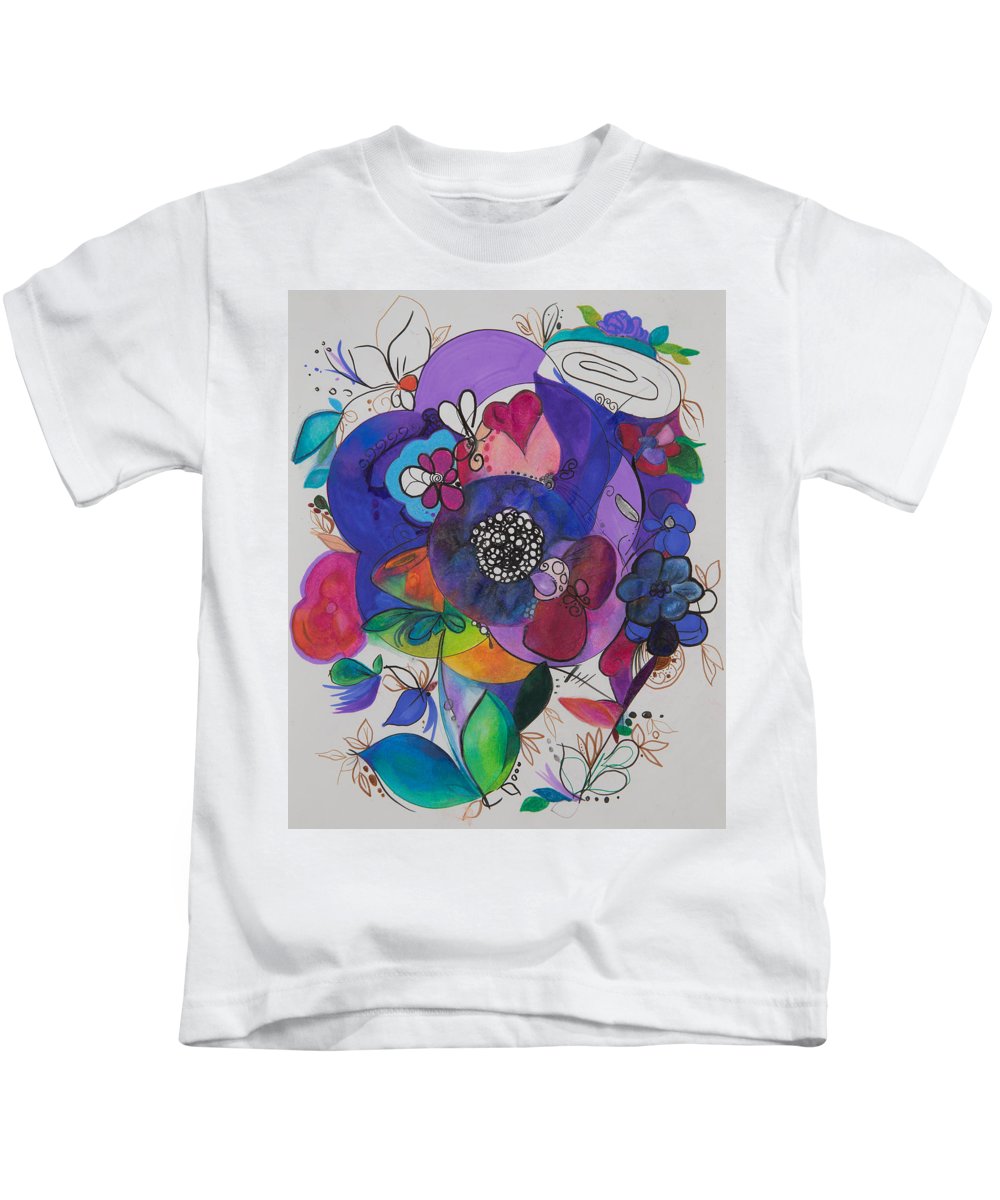 Bouquets - Zentangle Collection - Kids T-Shirt