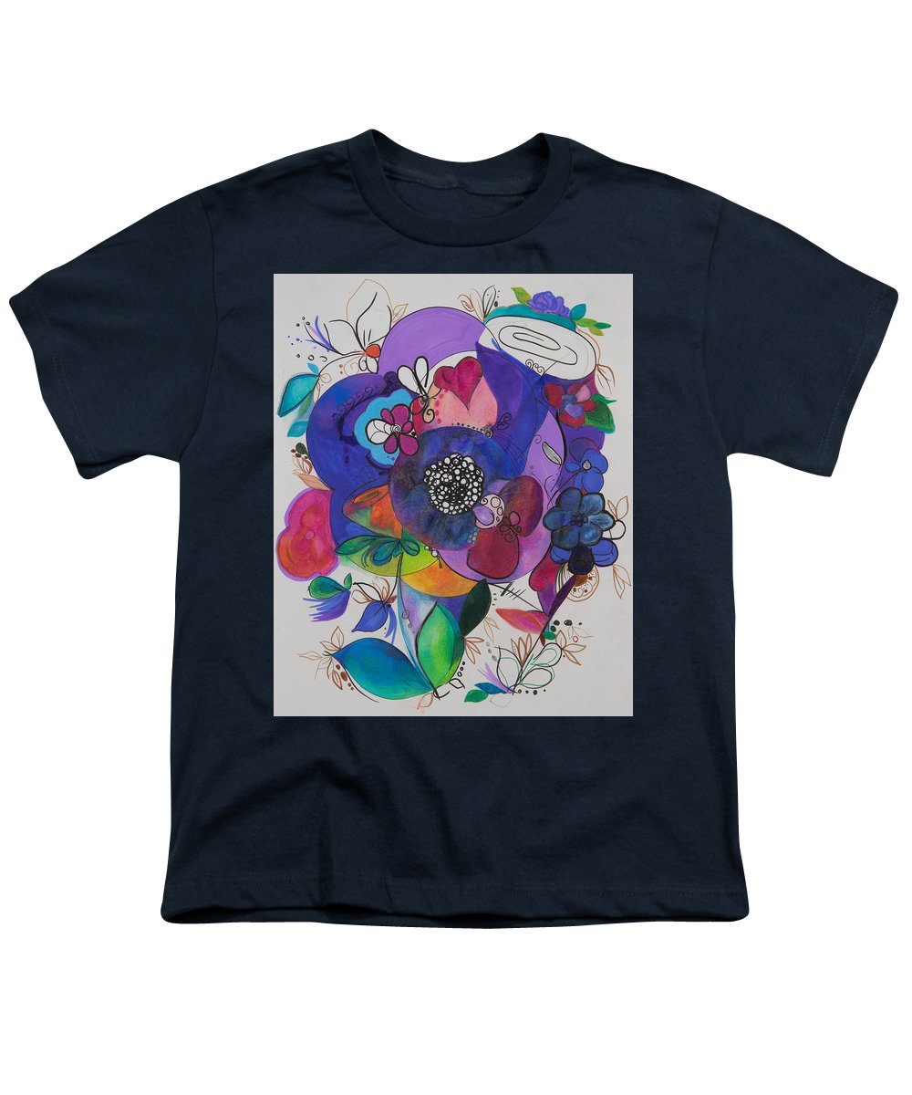 Bouquets - Zentangle Collection - Youth T-Shirt