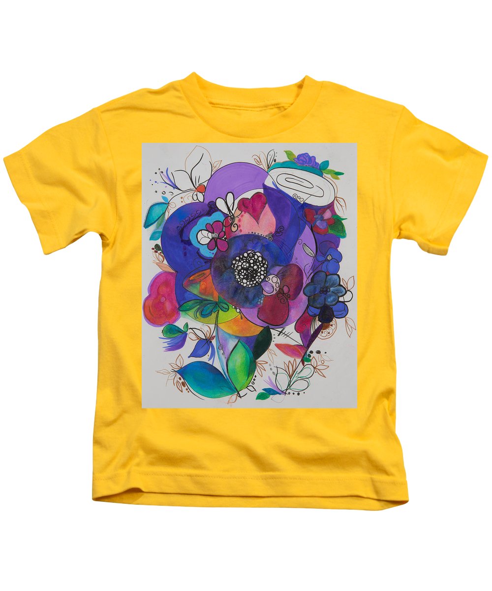 Bouquets - Zentangle Collection - Kids T-Shirt