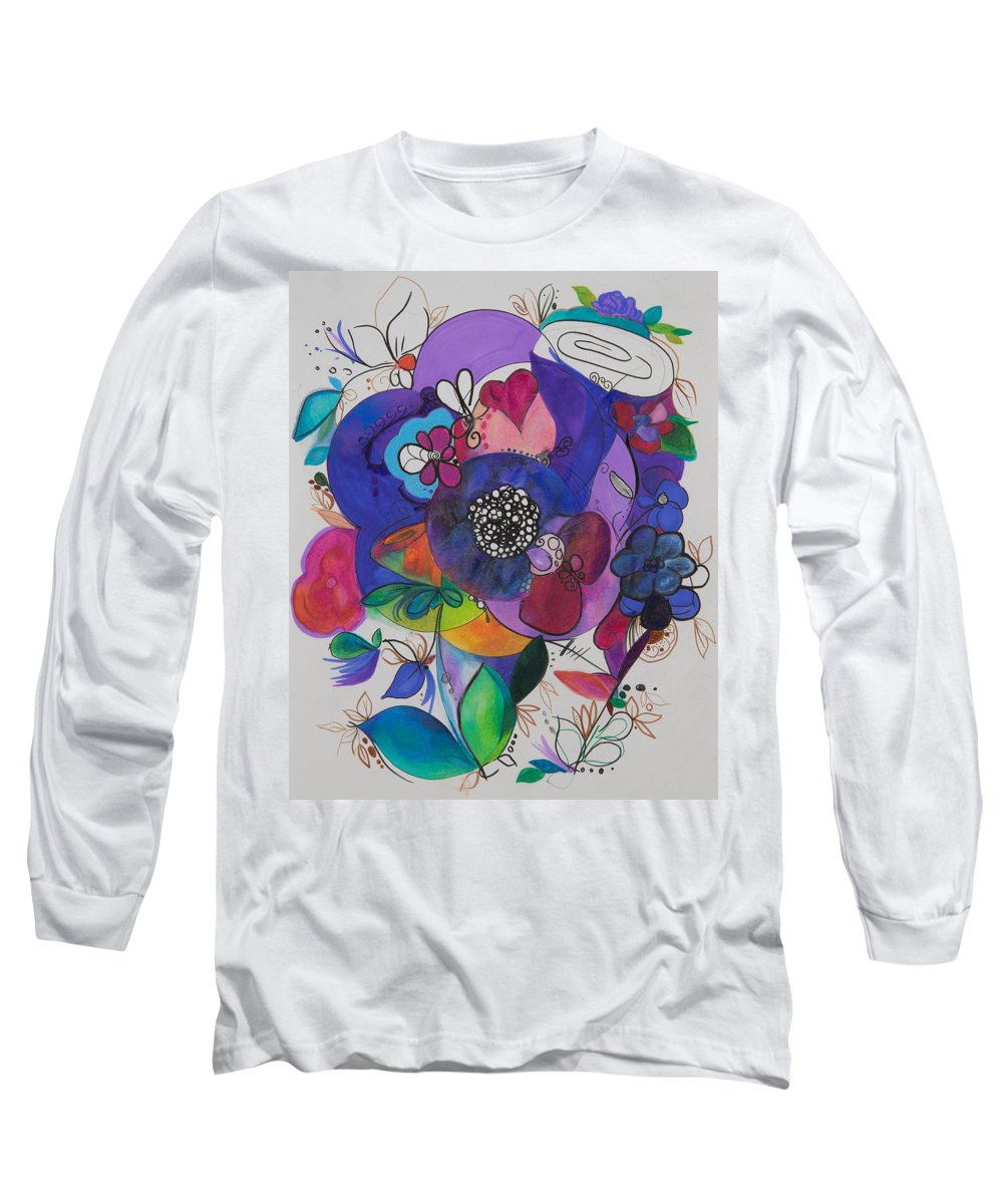 Bouquets - Zentangle Collection - Long Sleeve T-Shirt