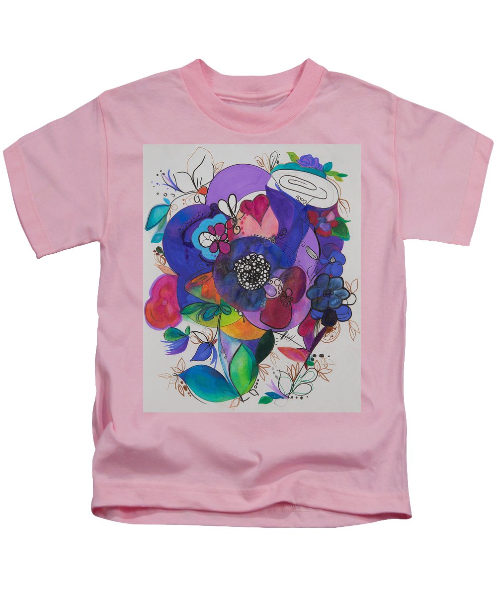 Bouquets - Zentangle Collection - Kids T-Shirt