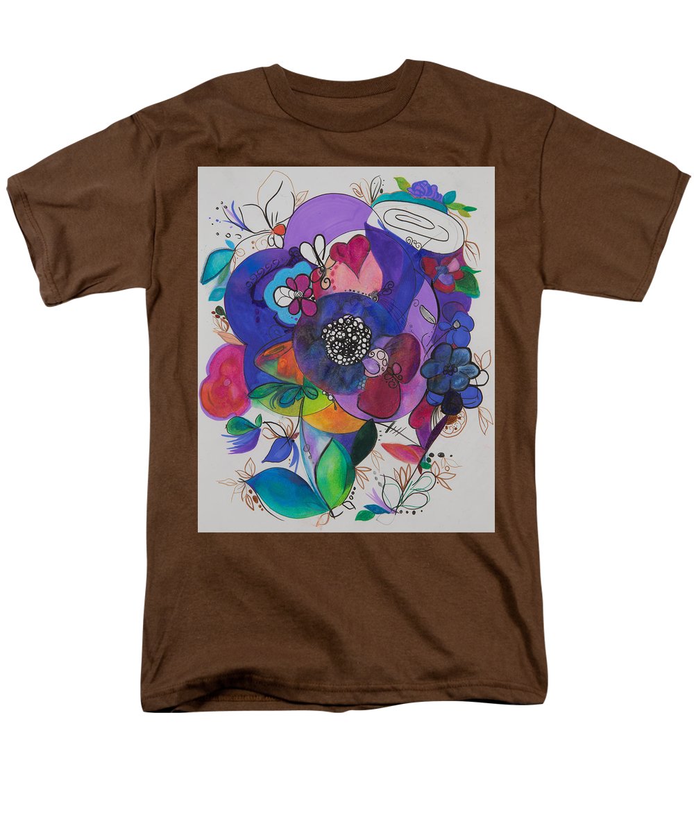 Bouquets - Zentangle Collection - Men's T-Shirt  (Regular Fit)