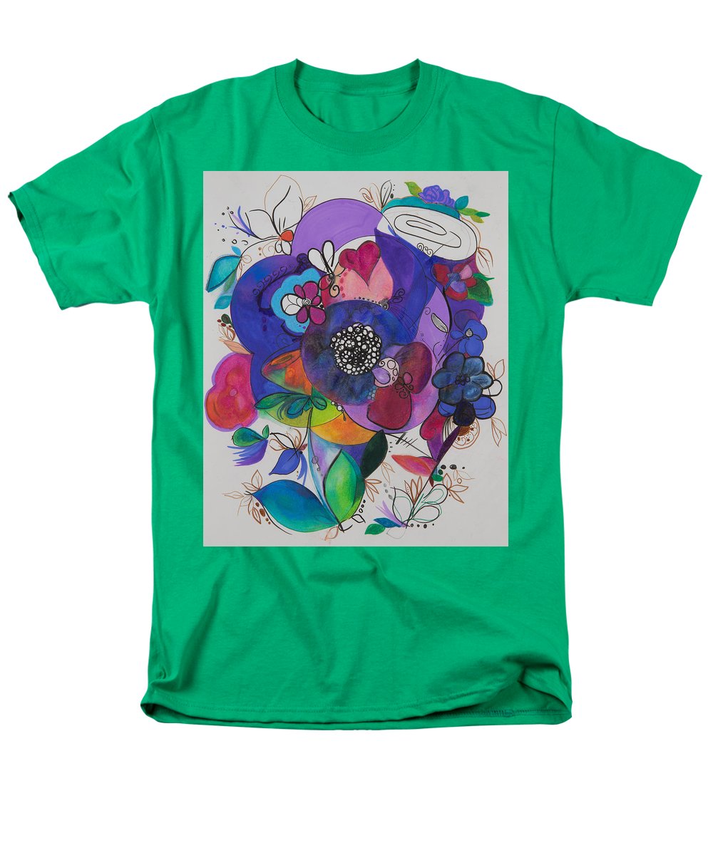 Bouquets - Zentangle Collection - Men's T-Shirt  (Regular Fit)