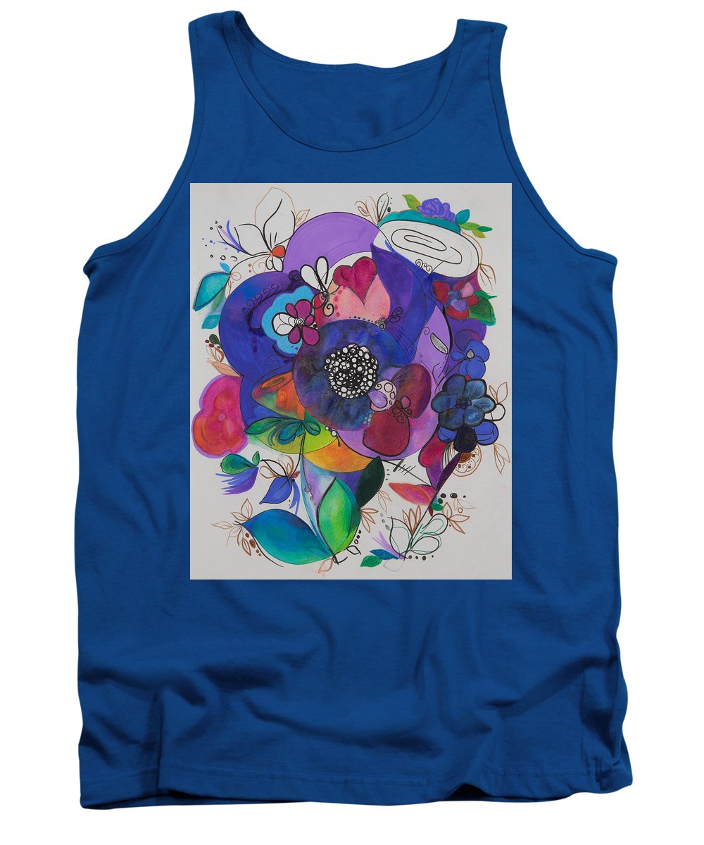 Bouquets - Zentangle Collection - Tank Top