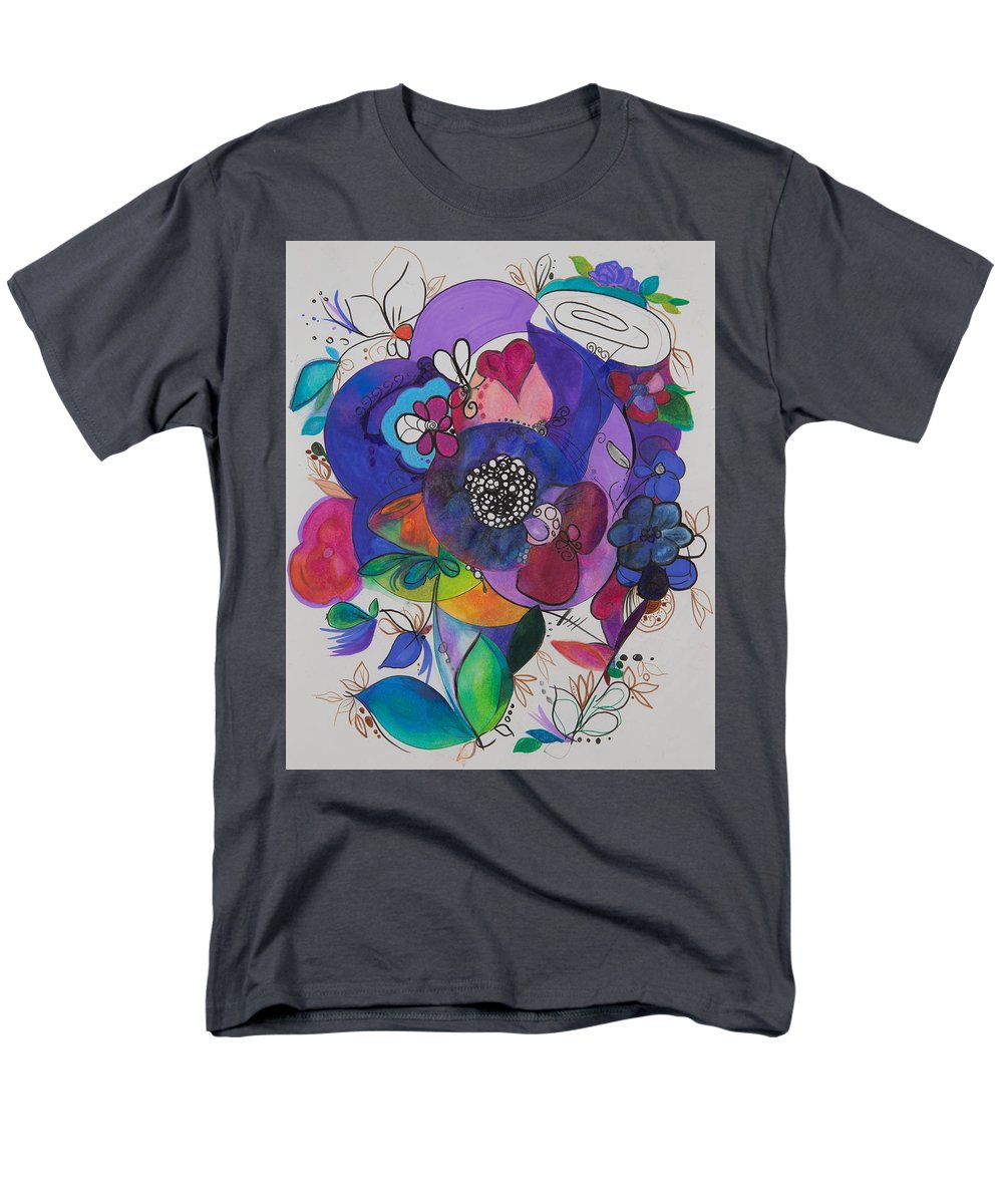 Bouquets - Zentangle Collection - Men's T-Shirt  (Regular Fit)