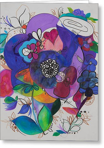 Bouquets - Zentangle Collection - Greeting Card