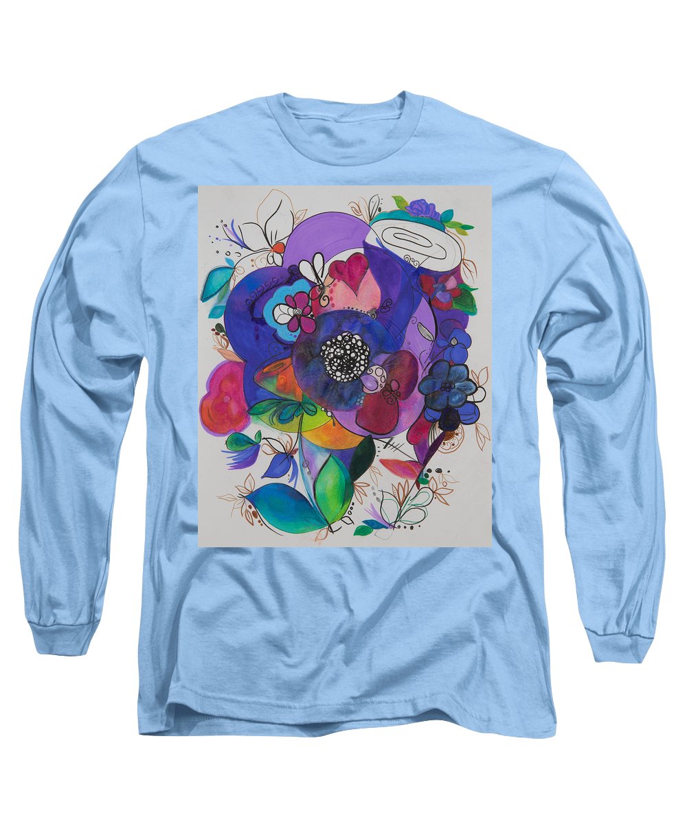 Bouquets - Zentangle Collection - Long Sleeve T-Shirt