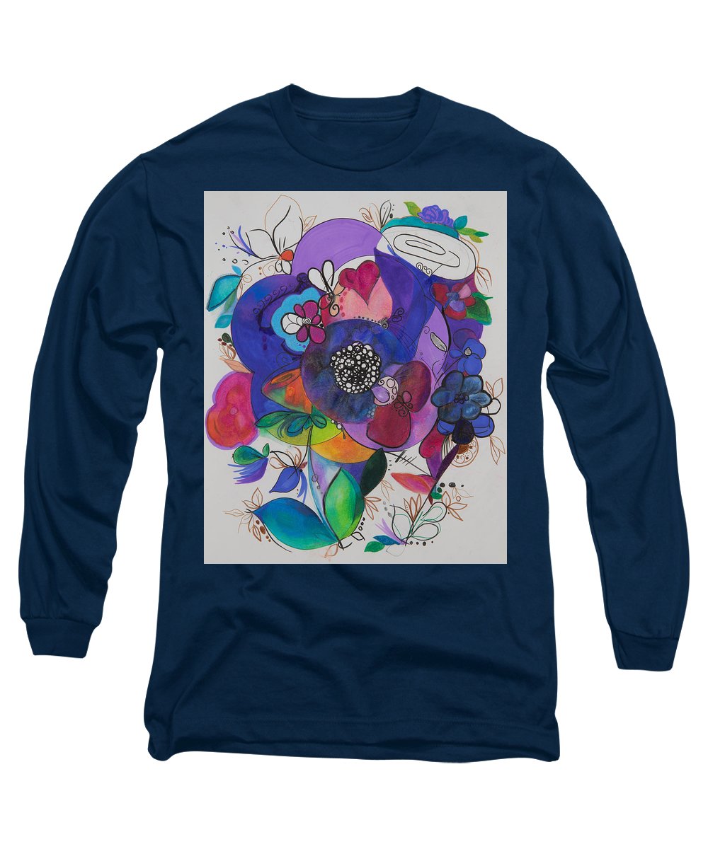 Bouquets - Zentangle Collection - Long Sleeve T-Shirt