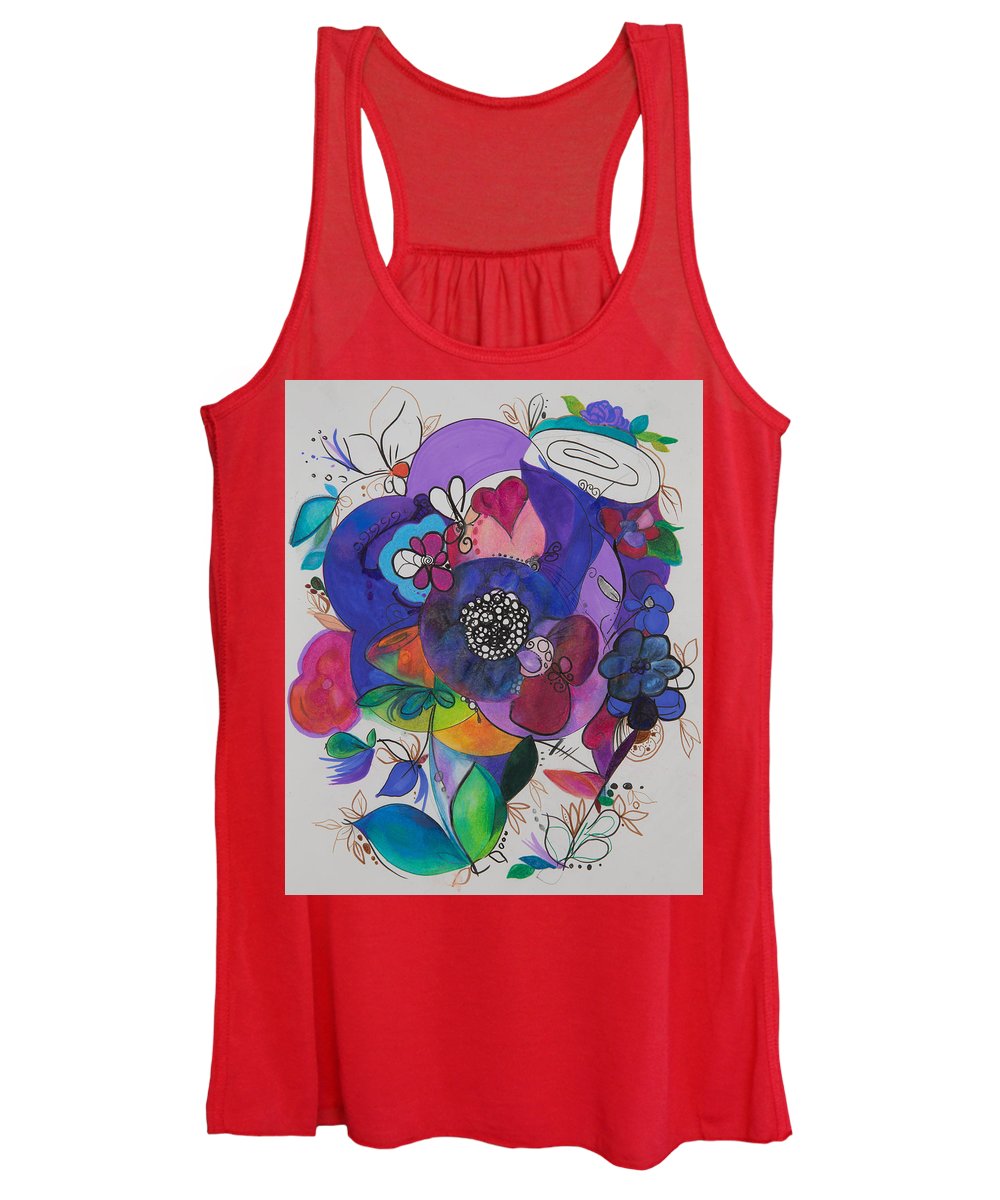 Bouquets - Zentangle Collection - Women's Tank Top